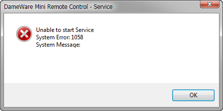 DameWare Mini Remote Control Server